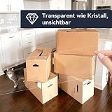 Super Solu Super Clear Silent Waterproof Packing Tape 50m x 50mm 30-50kg Load view 4