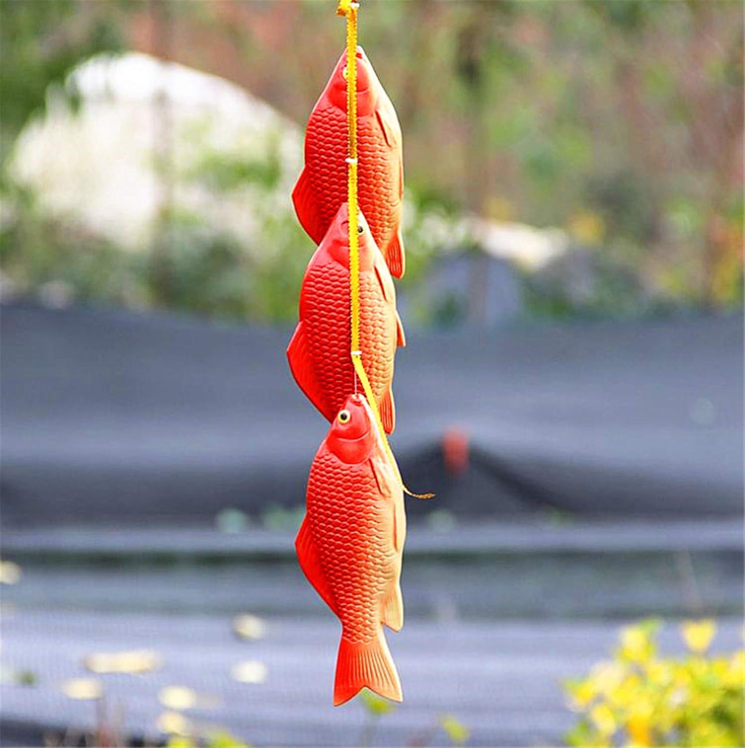 Skyseen Artificial Food Lifelike Fish Strings Hanging for