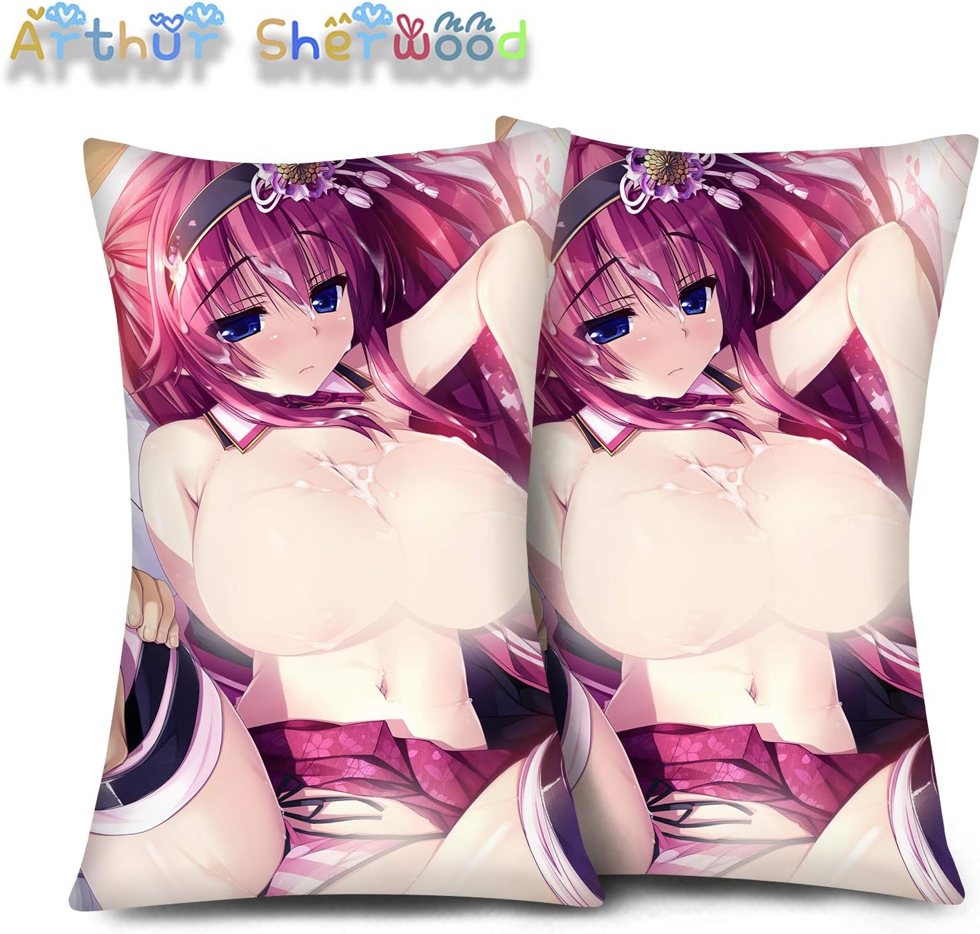 Amazon Co Jp Arthur Sherwood 抱き枕 はるるみなもに 春ヶ崎叶 両面プリント 抱き枕カバー 2wayトリコット 萌えアニメ カスタム可能 抱き枕 约40cm 60cm 1個 ホーム キッチン