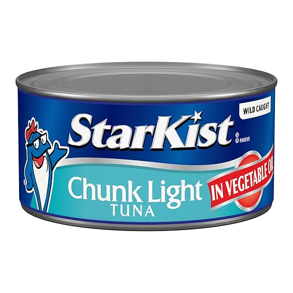STARKIST CHUNK LIGHT TUNA IN VEGETABLE OIL, 12 OZ