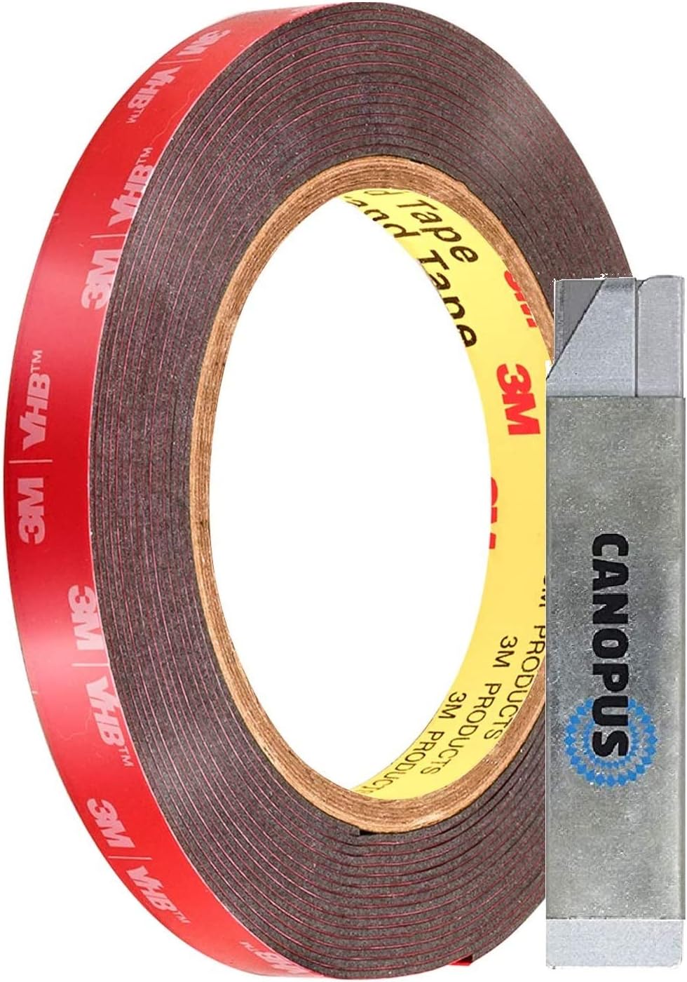 Canopus 3m Vhb 10 Mm X 4 5 M Waterproof Double Sided Tape Heavy Duty Mounting Tape Super Strong Acrylic Foam Tape Ideal For Led Strip Tapes Office And Home Decor School Apps