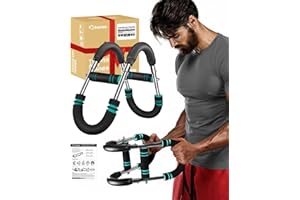 2026 New Saker PowerTwist Arm Trainer, Adjustable Forearm Strengthener, Arm Exercise and Chest Workout Equipment for Home Gym, for Men, Ideas for Fitness Enthusiasts