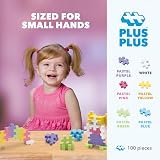 PLUS PLUS BIG Building Blocks Toy 100 Large Durable Pieces Pastel Box view 2