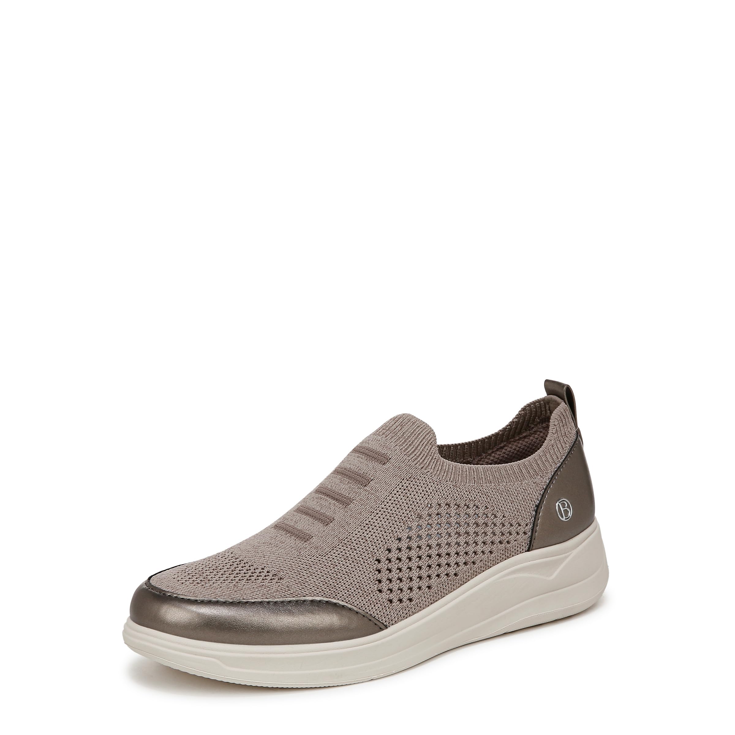 BZees Womens Timeless Sneaker Latte/Simply Taupe 7 W