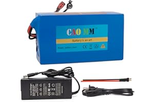 CAO MM 36V Battery, (2-5 Days Delivery from California) 10AH/ 14AH/ 16AH/ 20AH Lithium Battery Pack Li ion Battery for 200-1000W Motor Electric Bike Bicycle Scooter