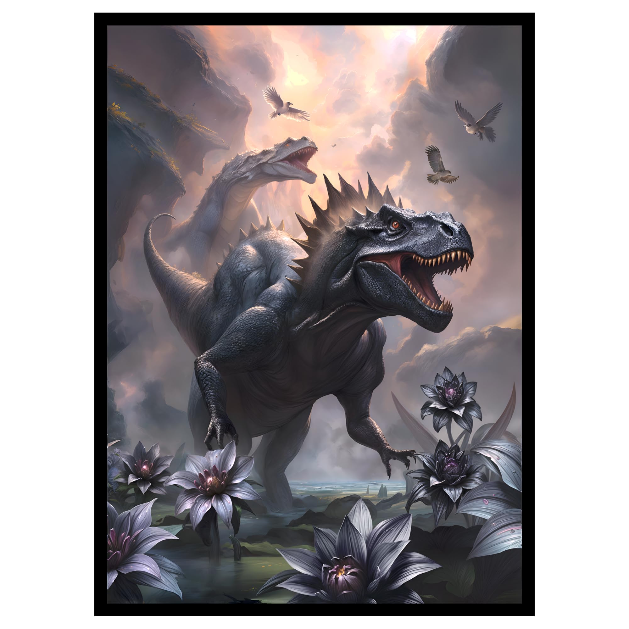 MTG Magic The Gathering (Black Lotus Dinosaur) - 100ct Matte TCG Card Art Sleeves by Ai Armor