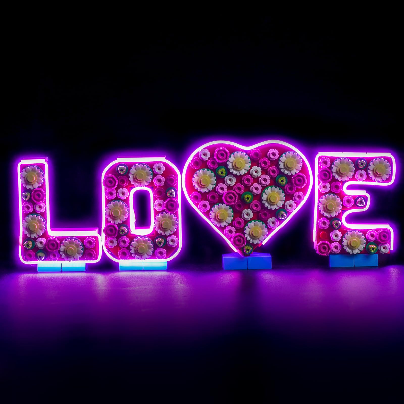 Light Kit Compatible with Lego 40867 Love Letters (No Model), Decoration Lighting Set Compatible with Lego Love Letters 40867 Building Blocks Model