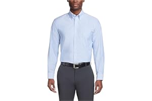 Van Heusen Men's Dress Shirt Regular Fit Oxford Solid
