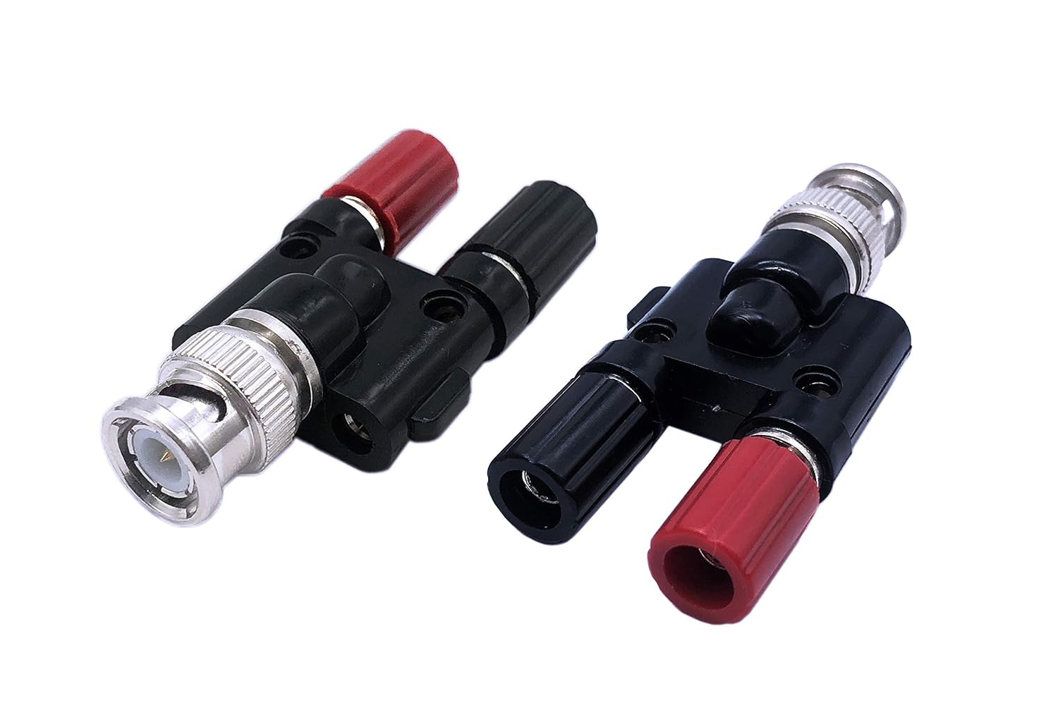 CERRXIAN BNC Male to Dual Banana Female Binding Post Jack Adapter for