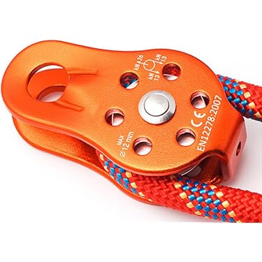 Descendeur Escalade Auto Freinage Professionnel 15KN Poulie Corde Equipement Sauvetage Arbre 91811778