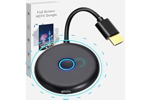 WEDTSERHA 4K Dual WiFi 5G External Antenna Microsoft Wireless Display Adapter,Music, Photos,Audio from Mobile Phone to TV/Laptop/PC,Compatible Miracast,Mobile Screen,Screen mirroringn,Wireless Display Receiver