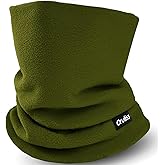 Oruliss Winter Neck Warmer for Men Women, Fleece Neck Gaiter Double-Layer Face Cover Ski Mask for Cold Weather