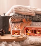 BOYUJK Candles Gifts for Women 3 Scented Red Candles Warm Cinnamon Stick view 4