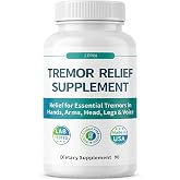 ZERBI Essential Tremor Relief &ndash; Herbal Support for Tremors in Hands, Arms, Head, Legs &amp; Voice &ndash; with Skullcap, Passionflower &amp; Valerian &ndash; 90 Capsules