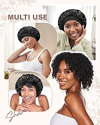 BONNET QUEEN Silk Bonnet for Sleeping Women Satin
