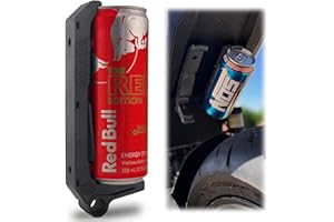 SUPGRADES CanClip Energy Drink Holder for Motorcycle Off-Road Car Truck & Boat, Fits 16oz Monster Bang 12oz Red Bull Cans, Heavy Duty Mount with Quick Release, Automotive & Marine Accessories, Made in USA