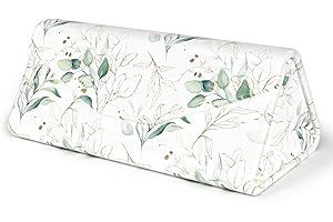 NPOOYI Sunglasses Case, Foldable Glasses Case, Magnetic PU Leather Hard Shell Folding Eyeglass Holder Box, Collapsible Unisex