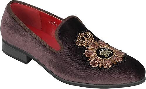 mens velvet slippers cheap