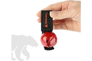 Coghlan's Magnetic Bear Bell with Silencer, Red – Outdoor Safety for Hiking, Camping, and Wildlife Protection – Noise Alert D
