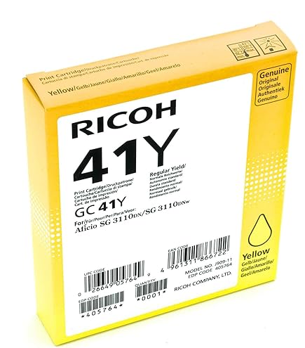 Amazon.com: Ricoh 405763 Magenta Ink Print Cartridge Type GC 41M
