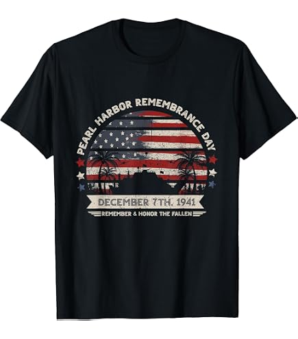 Amazon.com: Never Forget Pearl Harbor T-shirt T-Shirt : Clothing