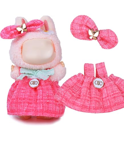 Ropa Para Muñeca Labubu De 17 Cm – Disfraz De Tiburón Azul Con Gorro – Suave, Lavable Y Fácil De Poner – No Incluye Muñeca