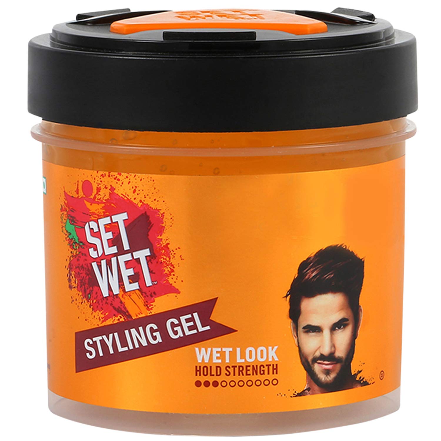 mens hair gel wet look