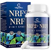 Calyverithion NRF1 &amp; NRF2 Supplement 1500mg | Dual Pathway Antioxidant Formula with CoQ10, Curcumin, Trans-Resveratrol &amp; Ashwagandha | Cellular Energy &amp; Wellness Aging | 60 Capsules