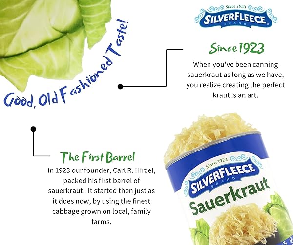 SILVER FLEECE – SAUERKRAUT – 14.5 OZ – 6 PACK