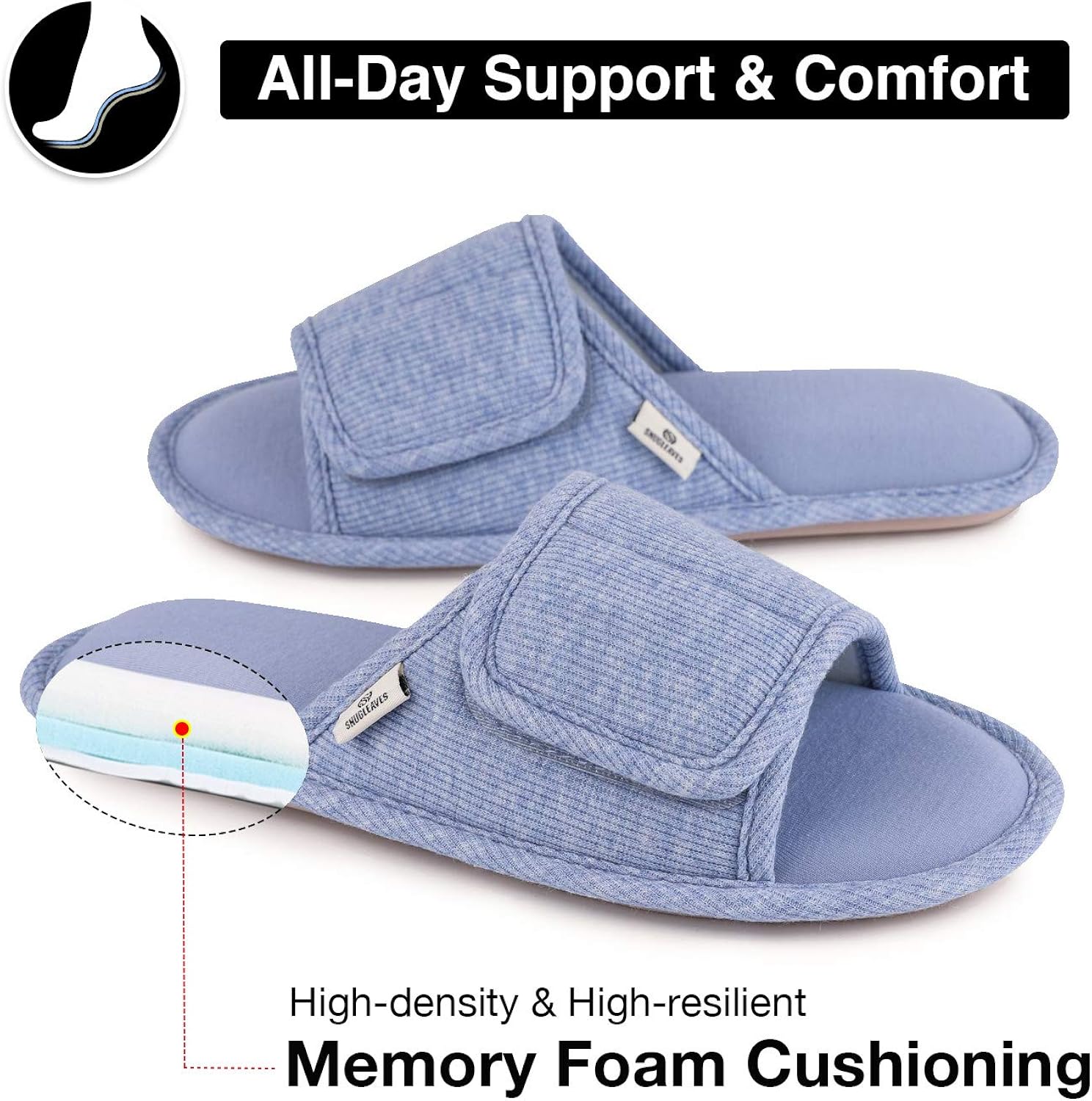 snug leaves ladies slippers
