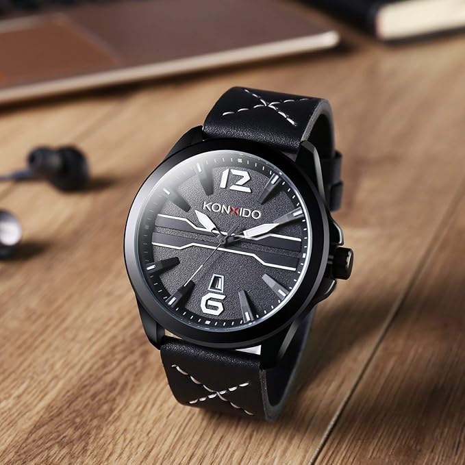silent analog wrist watch