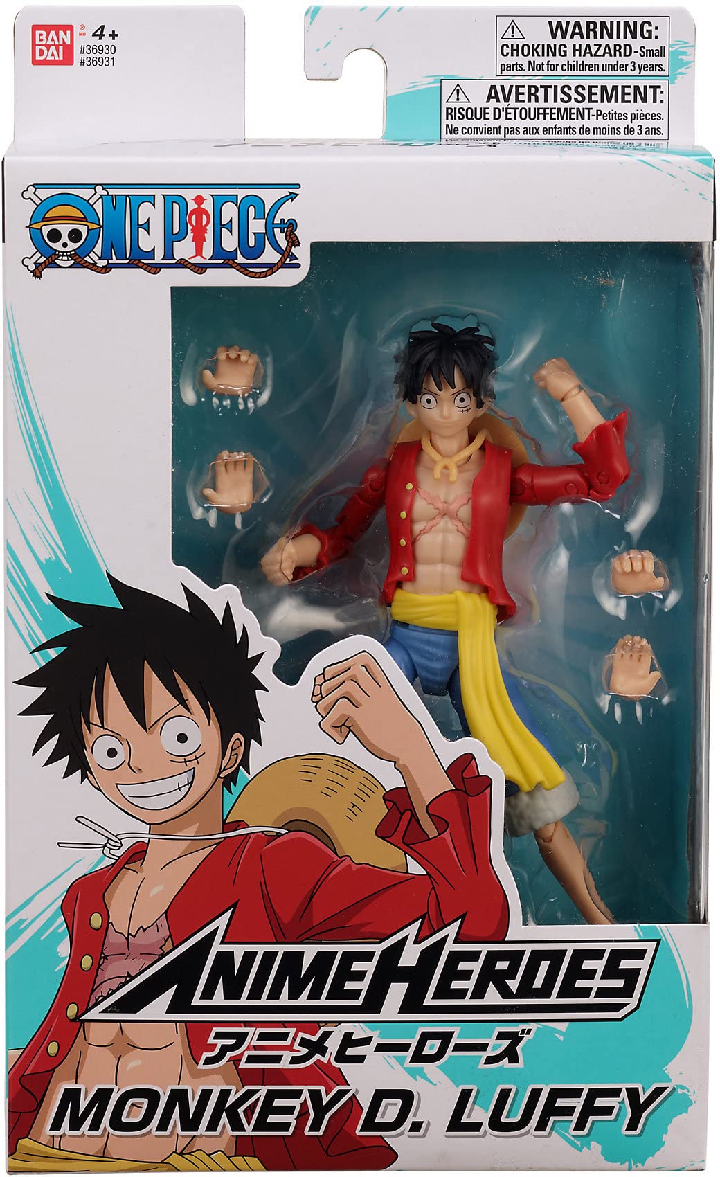 Anime Heroes Monkey D. Luffy Action Figure 36931, Multicolor, One Piece |  eBay