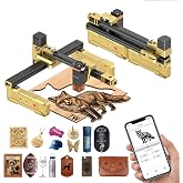 Artilume Laser Engraver 7000mW with App Laser Engraving Machine | Portable Laser Cutter,APP Control,200x150mm Work Area,0.01mm Precision for Wood,Leather,Acrylic,Metal