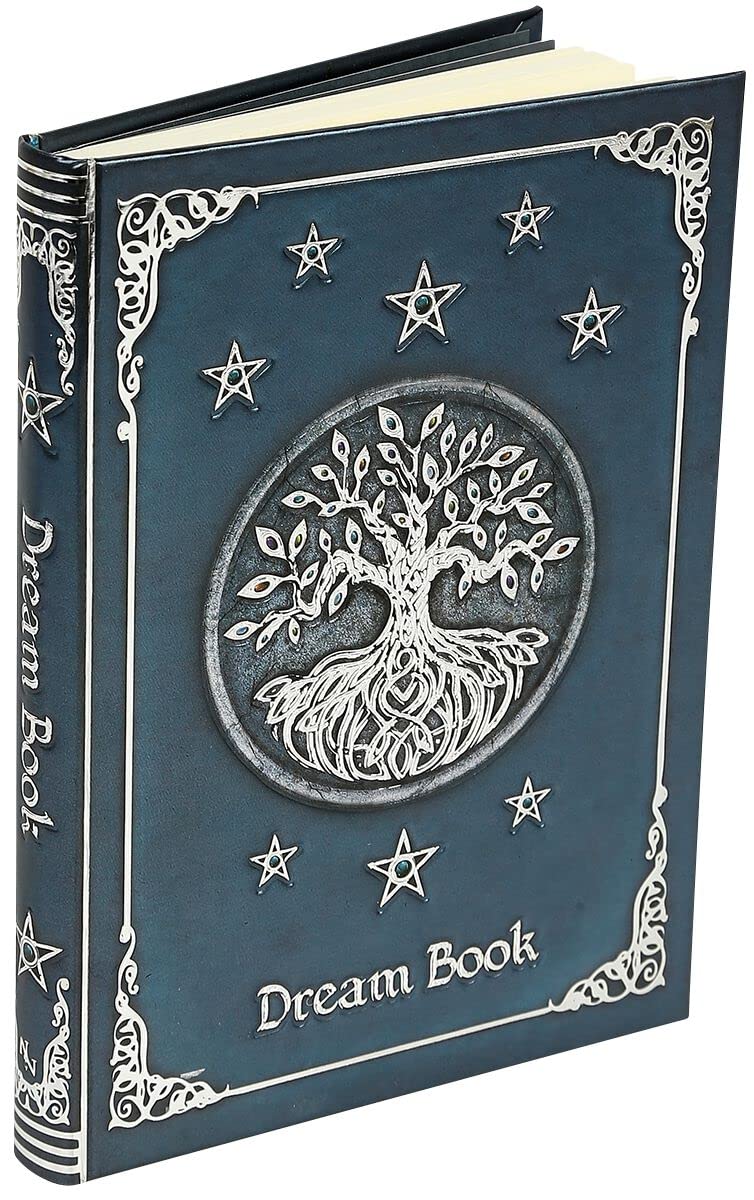Nemesis Now Dream Book Journal 17cm Blue, Coated, Wood Paper