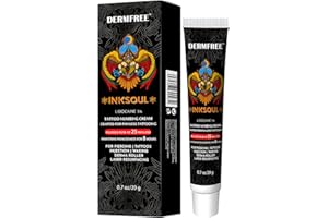 CALPOL 8 Hours Maximum Strength Tattoo Numbing Cream,5% Lidocaine Numbing Cream,Tattoo Aftercare Cream,Painless Tattoo Numbing Cream for Tattooing, Piercing, Waxing & Injections,Hemorrhoid Treatment