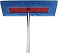 SNOBRUM – The Original Snow Remover for Cars and Trucks – 28 to 48 Inch Snow Brush with Foam Head and 3 Piece Handle – Made in The USA, Push-Broom Design – No-Scratch Snow Removal – 1 Pack