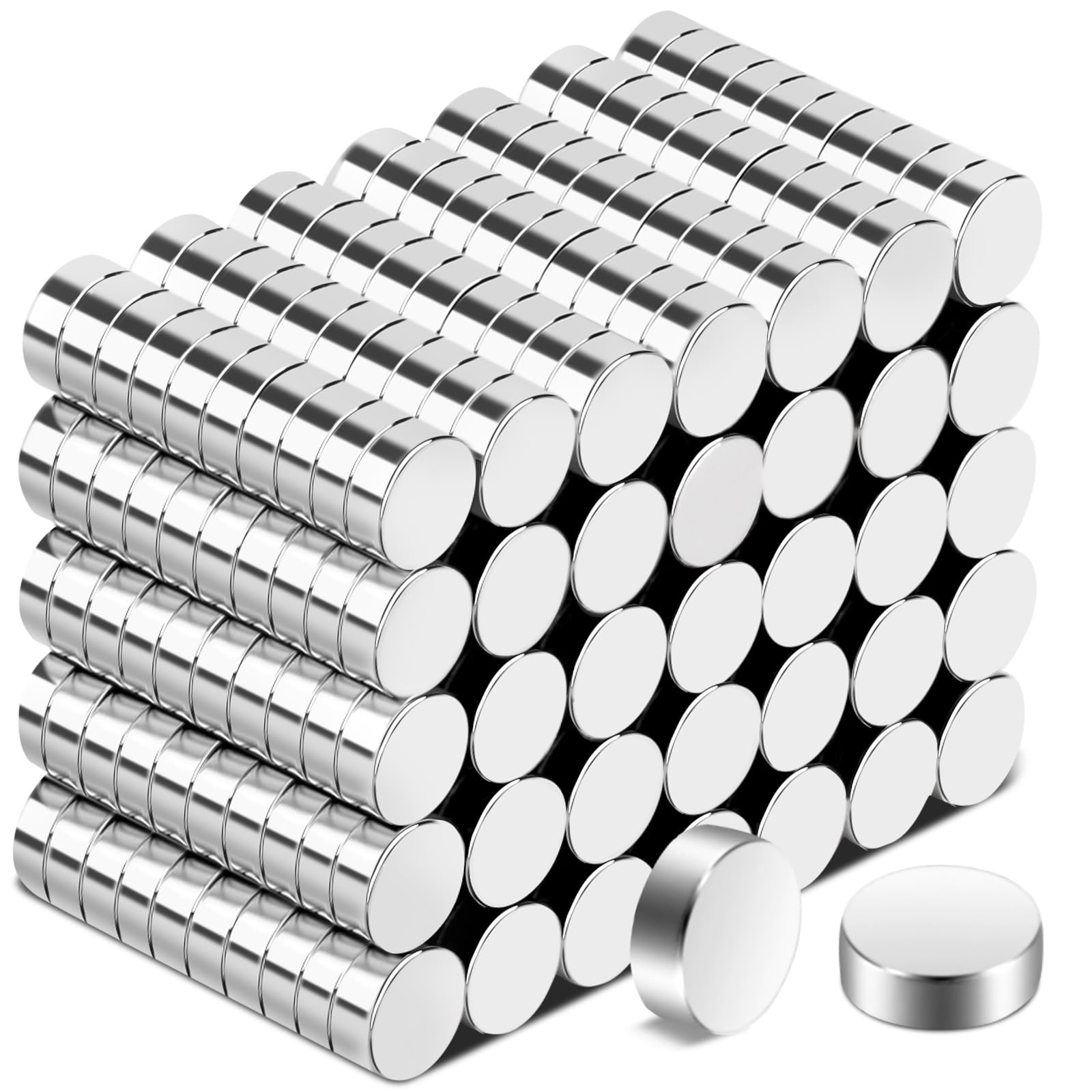 MIN CI 3 x 1 mm Mini Magnets Strong, Pack of 350 Small Strong Magnets Round Magnets Flat Magnets for Magnetic Board Whiteboard Magnet Buy
