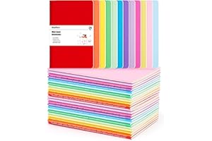 HEYPLACE 24PCS Mini Notebooks Bulk, Lined Pocket Notepads 12 Colors Notebooks 3.5 x 5 Inches Small Journal for Students Traveler School Supplies 30 Sheets/60 Pages