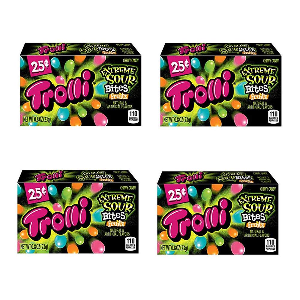 Trolli 4X Packs Extreme Sour Bites