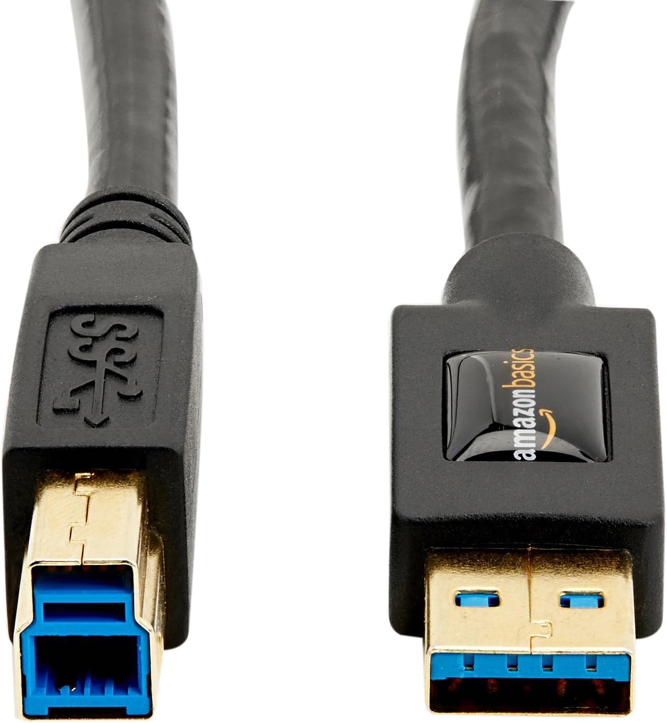 Basics High Speed USB 3.0 Cable - A-Male to B-Male - 9 Feet (2.7 Meters): Computers & Accessories