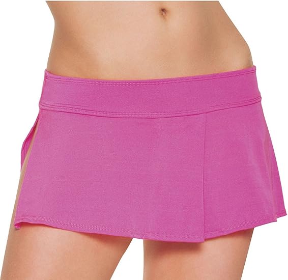 Leg Avenue Lycra micro mini skirt. SM Black 2983 Amazon.co.uk