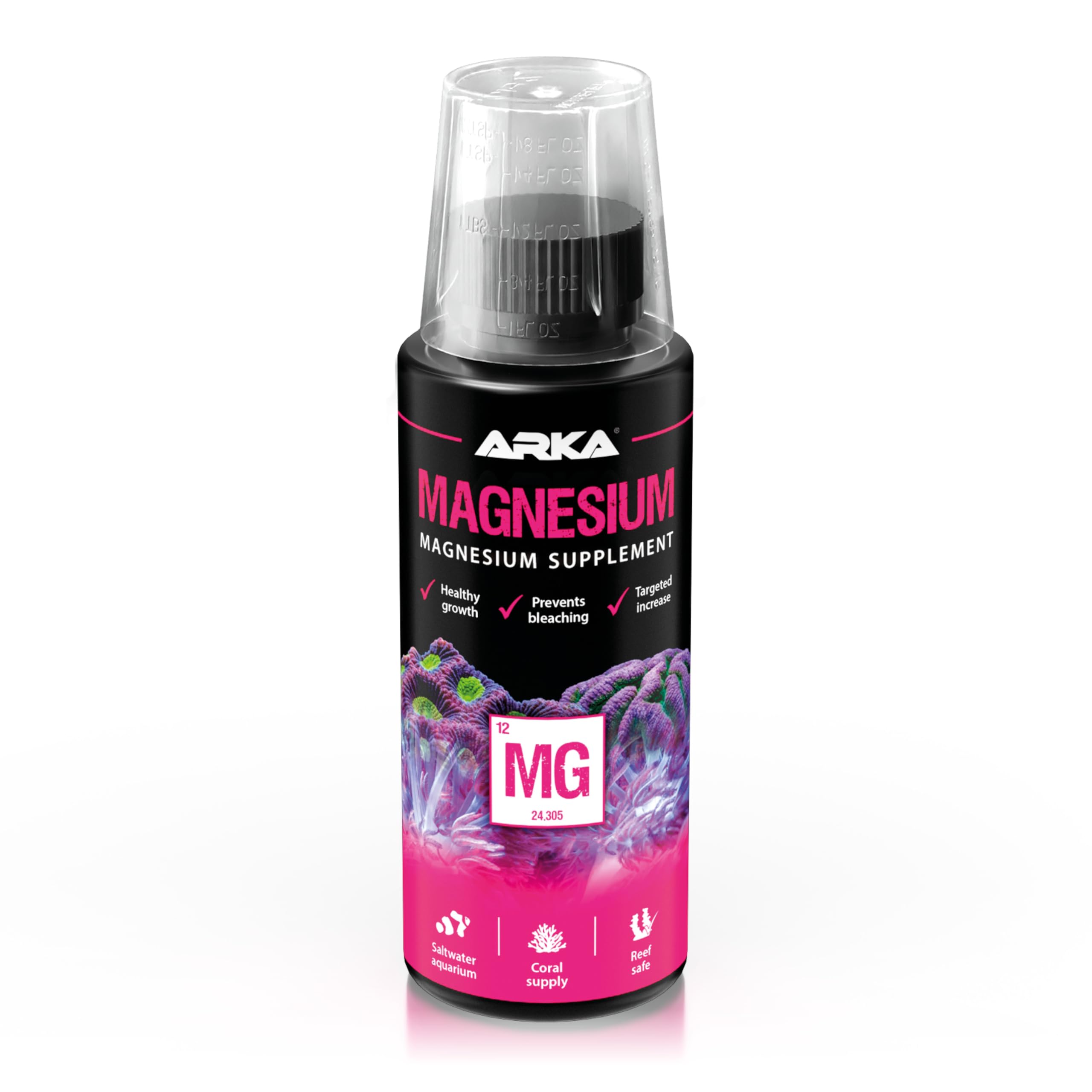 ARKA - Magnesium magnesium additive in premium quality for any saltwater aquarium, very economical, 118 ml