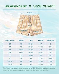 SURF CUZ Boys Swim Trunks Swimsuit for Toddler Boys