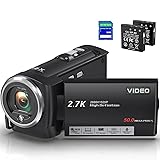 LOENTIR Video Camera Camcorder, QHD 2.7K Camcorder