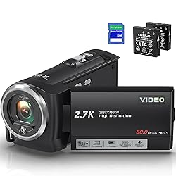 LOENTIR Video Camera Camcorder, QHD 2.7K Camcorder