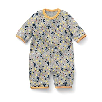 Amazon Disney ディズニー ツーウェイオール ミッキーマウス ミッキーマウス スター ５０ ６０ ロンパース カバーオール ベビー マタニティ 通販