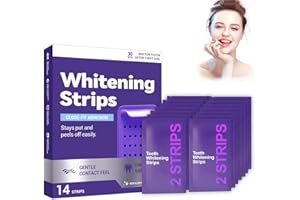 Purple Teeth Whitening Strips,Purple Whitening Strips,Effectively Removes Surface Stains & Natural Shine, Unisex, Comfortable