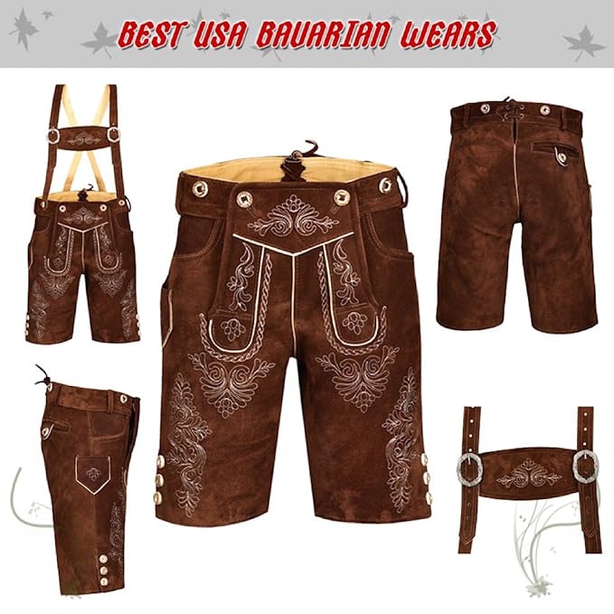 bavarian leather shorts