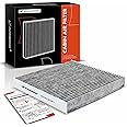 A-Premium Cabin Air Filter with Activated Carbon Compatible with Honda & Acura - Civic, CR-V, CRV, Accord, Odyssey, CSX, ILX, MDX, RDX, TLX
