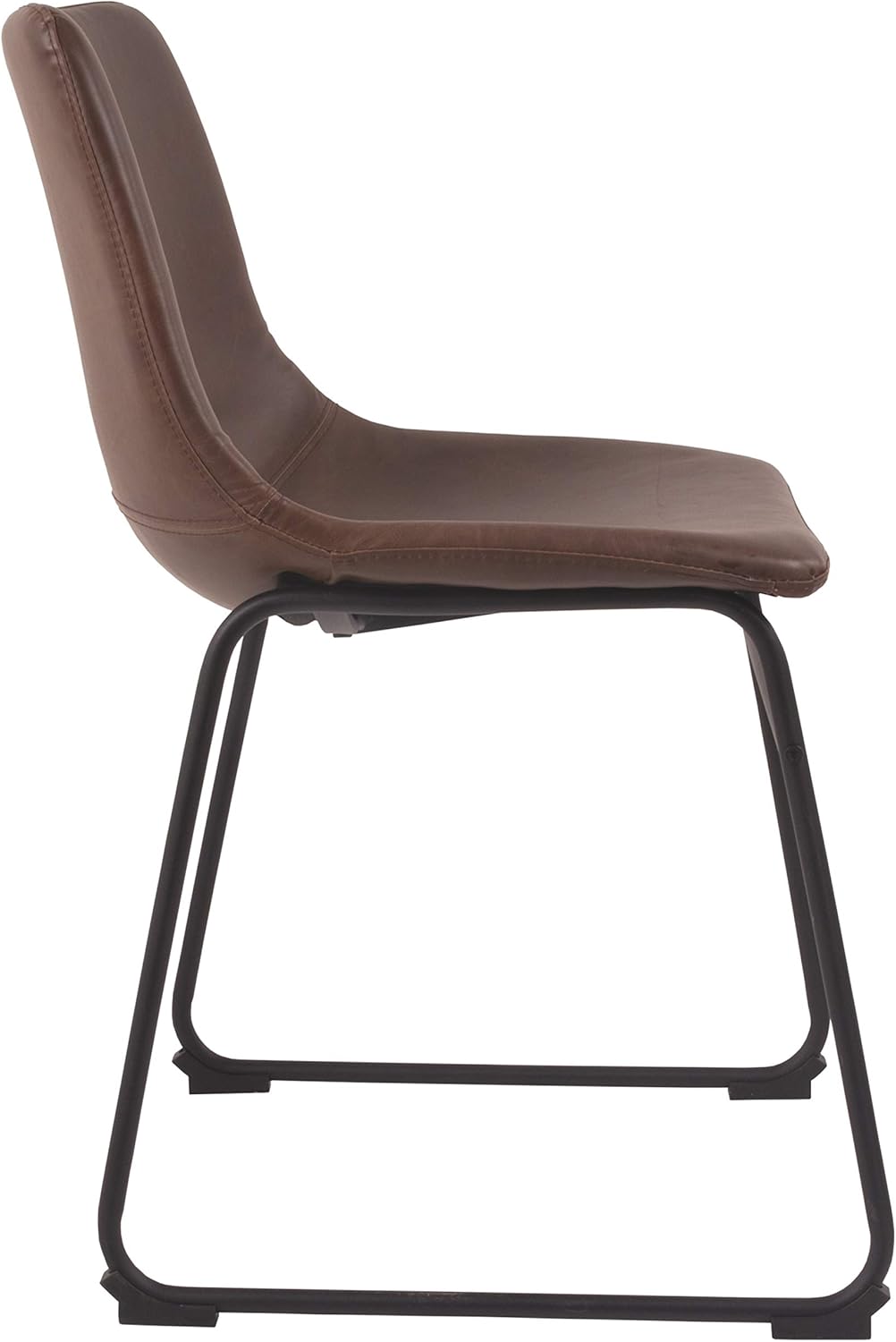 Signature Design by Ashley Centiar Dining Chair Set of 2, Black and Brown - Chairs